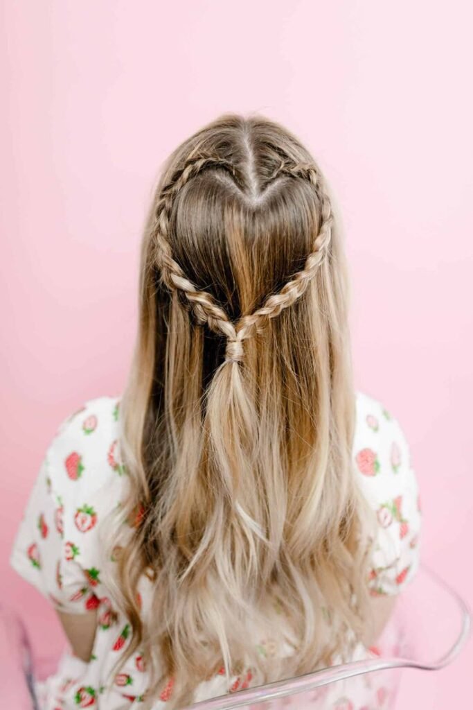 Heart-Shaped Hairstyle