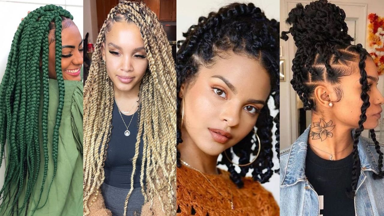 20 Irresistible Kinky Twist Hairstyles for you to Try in 2024