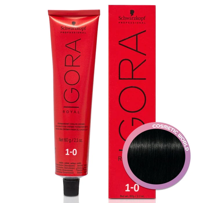 Igora Royal hair colour chart features 10 stunning shades to elevate