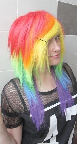 Rainbow Scene Hairstyle