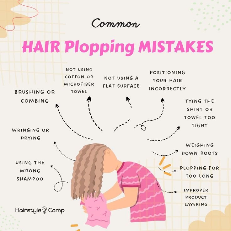  hair plopping mistake
