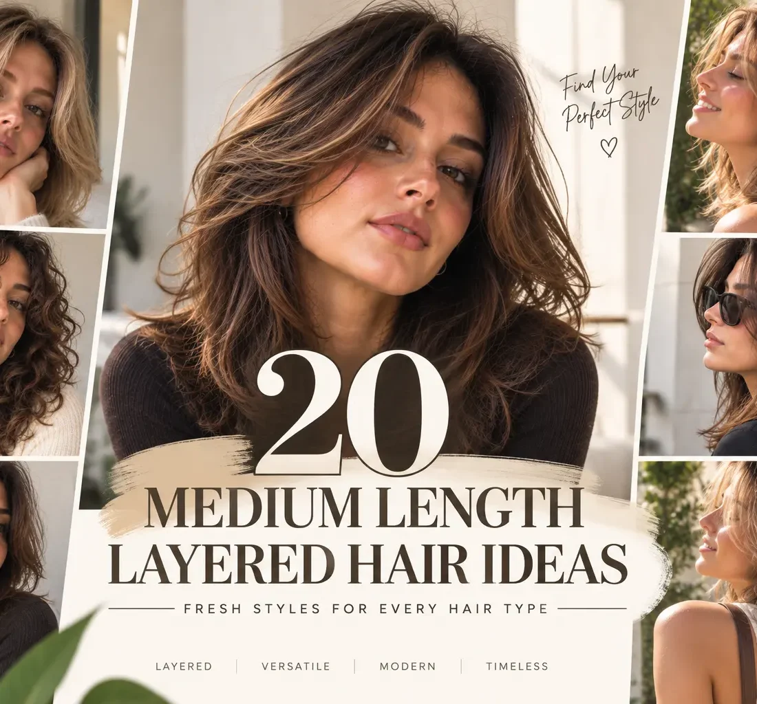 20 Best Medium-Length Layered Haircuts for Women in 2026