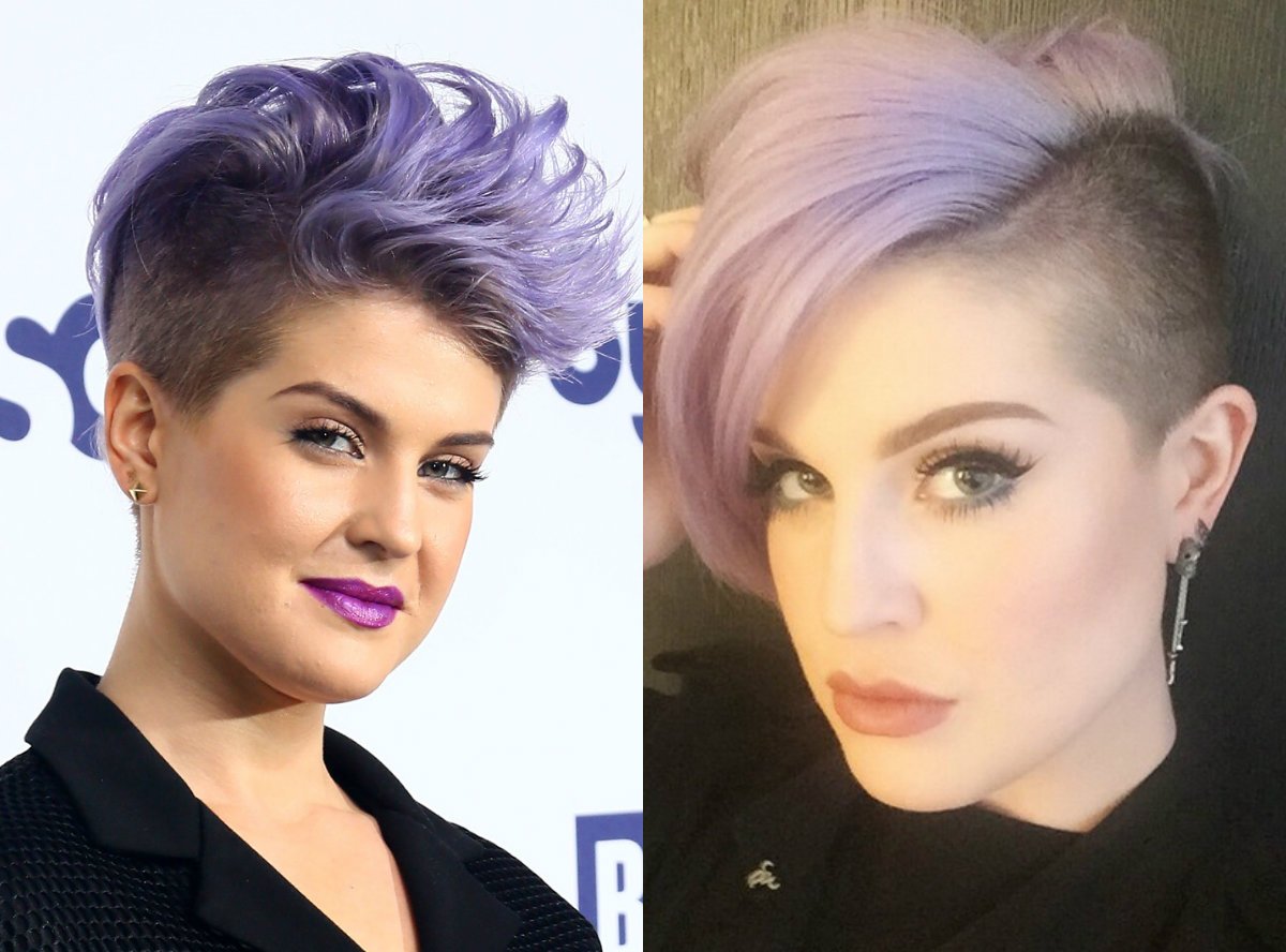 Kelly Osbourne Mohawk hairstyles